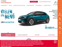 Tablet Screenshot of citroen.hu