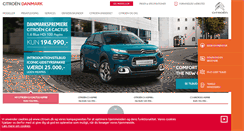 Desktop Screenshot of citroen.dk