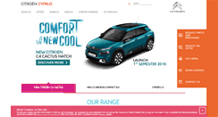 Desktop Screenshot of citroen.com.cy