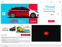 Tablet Screenshot of citroen.ee