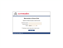 Tablet Screenshot of disco.citroen.cl