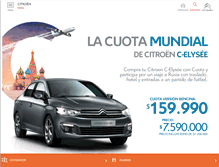 Tablet Screenshot of citroen.cl