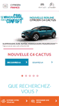 Mobile Screenshot of citroen.fr