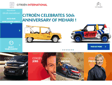 Tablet Screenshot of citroen.com