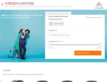 Tablet Screenshot of carstore.citroen.nl