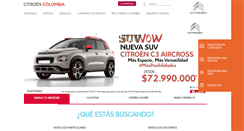 Desktop Screenshot of citroen.com.co