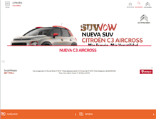 Tablet Screenshot of citroen.com.co