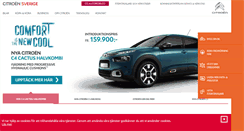 Desktop Screenshot of citroen.se