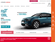 Tablet Screenshot of citroen.se